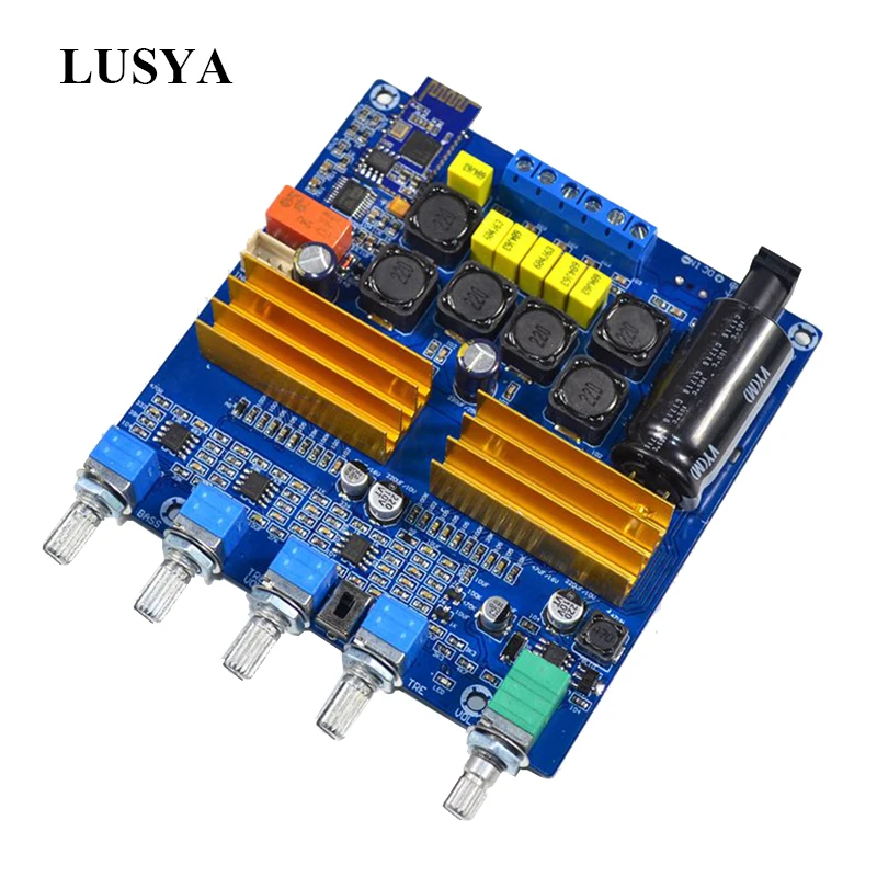 Lusya TPA3116 Bluetooth 5 0 QCC3003 усилитель 50 Вт * 2 + 100 1 цифровой аудио PCM5102 DAC DC24V T0154|Усилители