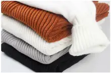 Pull à col roulé en laine pour homme, chandail à rayures, décontracté, thermique, de haute qualité