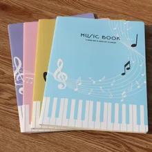 1 шт. 36 листов, креативная музыкальная книга, модная простая музыкальная записная книжка на фортепиано для студентов, практичная музыкальная книга для упражнений