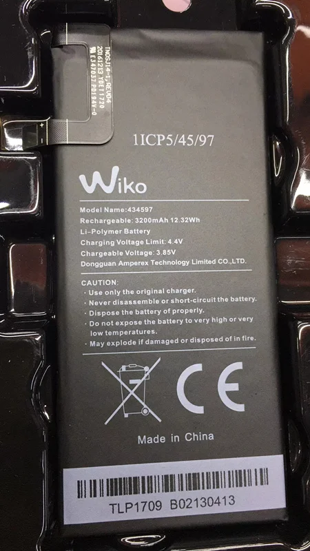 

jinsuli for wiko 434597 1icp5/45/97 3200mah battery
