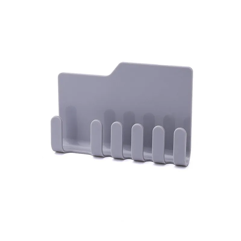Toothbrush Holder Wall Mounted Stick Rack Toothpaste Hanging Shaving Razor Rack Multifunction Brush Holder (8)