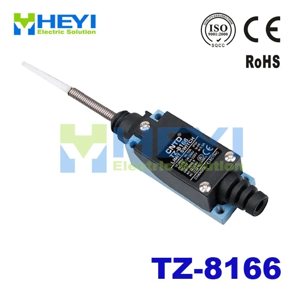 

Thermoplastic end flexible rod type CNTD waterproof Limit switch Micro switch tz-8166