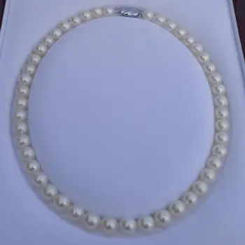 

High-grade pearl 9-10mm freshwater pearl necklace mother sent