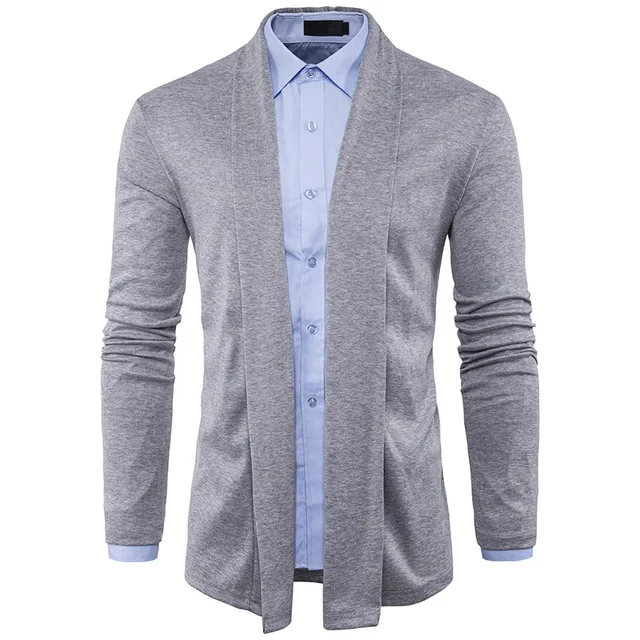 Men’s Sweater 2017 Winter New Male Brand Casual Jersey Long Mens Cardigan Solid Slim Fit Red XXL Homme Sweaters Men Knitwear Y22