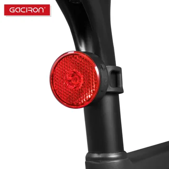 

GACIRON Rechargeable Smart Bike Light Bicycle Warning Tail Light Waterproof LED Lamp Safety Cycling Intelligent induction Light