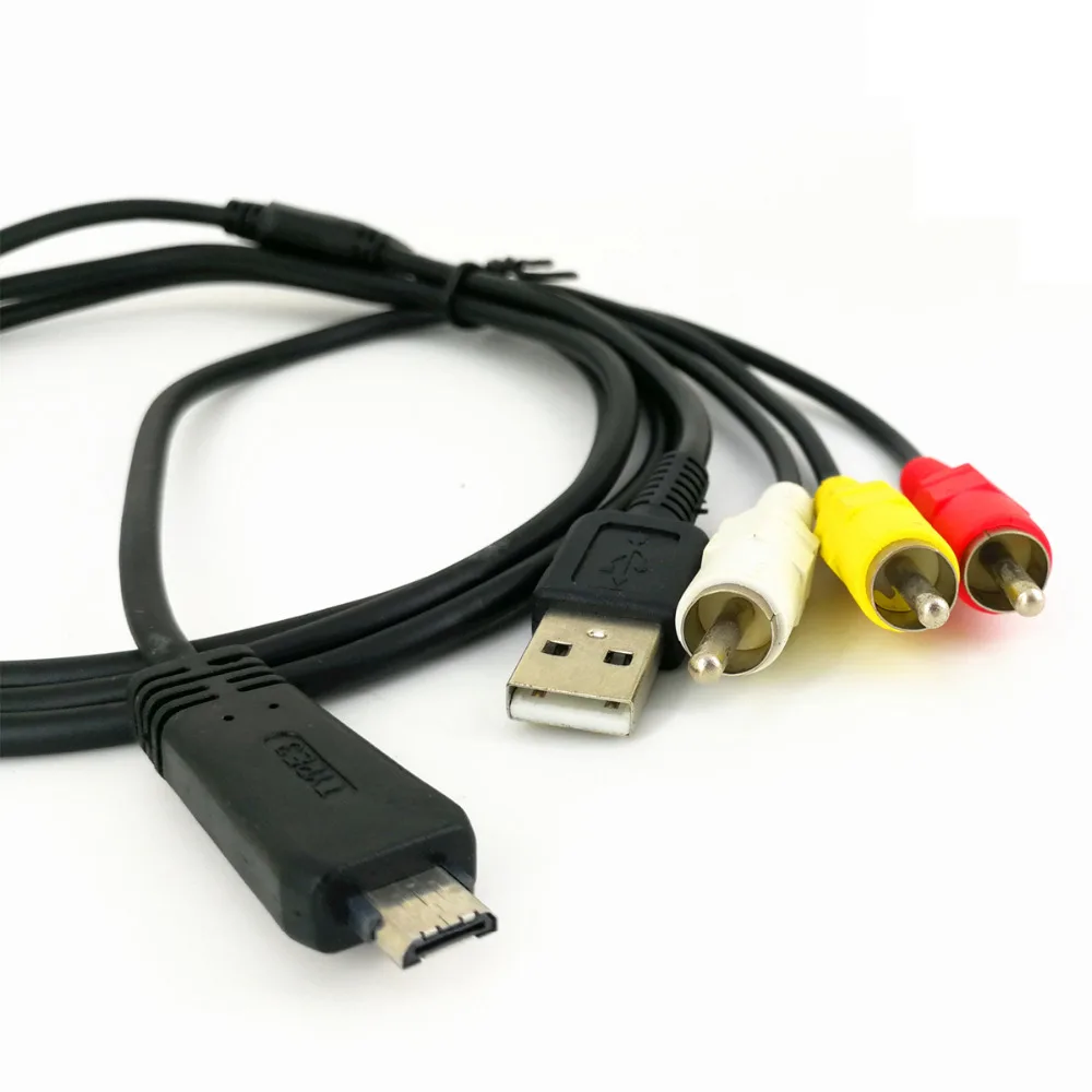 VMCMD3 VMC-MD3 MD3 USB AV патч-корд кабель для sony Cybershot Камера DSC-W350 W360 W370 W380 W390