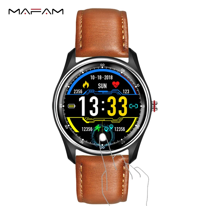  MAFAM MX9 ECG Smart Bracelet Watch With Electrocardiograph Heart Rate Blood Pressure Monitor PPG Sm - 33038796370