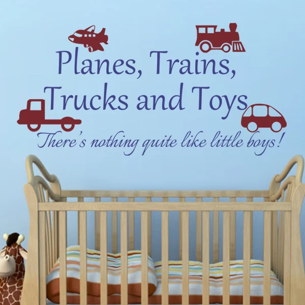 Playroom Decal Planes Trains Trucks And Toys Boy Wall Sticker Playroom Decal Planes Trains Trucks And Toys Boy Wall Sticker Baby