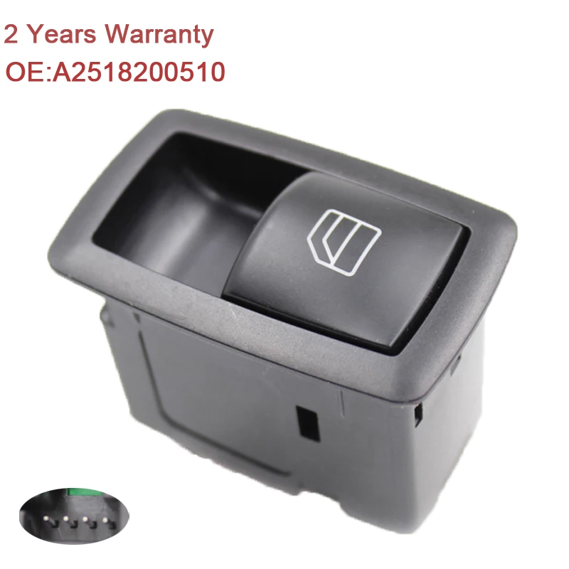 YAOPEI High Quality For Mercedes ML GL R Class Power Window Lifter Switch Button A2518200510 / 2518200510