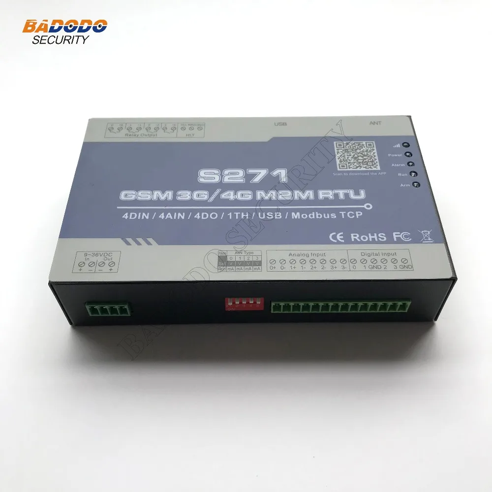 S271 GSM 3G/4G версия M2M RTU беспроводной SMS мульти I/O порт пульт дистанционного