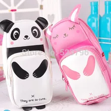 Корея Симпатичные панды кролик пенал канцелярские сумки оптом студентов купить школьные принадлежности Пенал