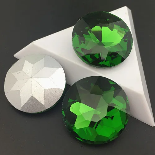 All Sizes Colors 8 10 12 14 16 25 27 mm Round Baoshihua Glass Crystal Stone Pointed back High Quality Flat Top Rhinestone 