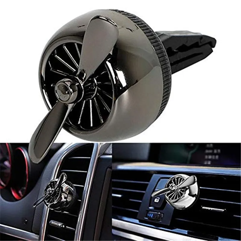 

Air Freshener Car Smell LED Mini Conditioning Vent Outlet Perfume Clip Fresh Aromatherapy Fragrance Alloy Auto Accessories #2