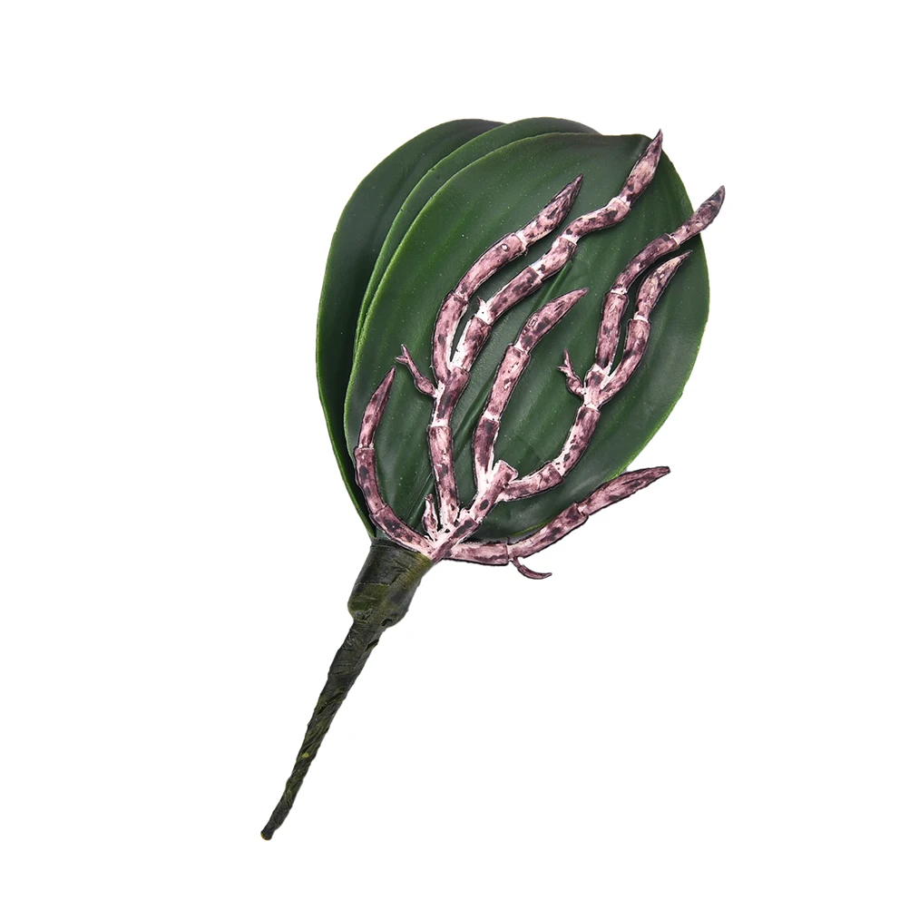 Artificial Green Rose Leaves/Butterfly Orchid Silk Leaf Beauty Plant DecorBLUS 