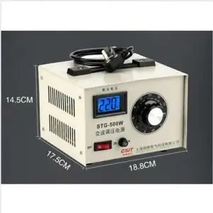 220 V однофазный регулятор напряжения перем. тока стабилизатор напряжения 0-300 V Регулируемый 500 Вт хорошее