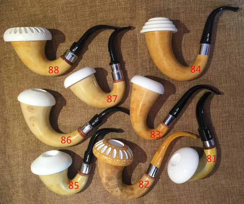 88 Finest Block Turkey Meerschaum Pipe by master Fikri Baki pipe Calabash Smoking Pipe original