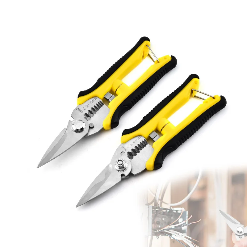 

Simple small function cut strip pliers cable scissors cut electrician cut wire