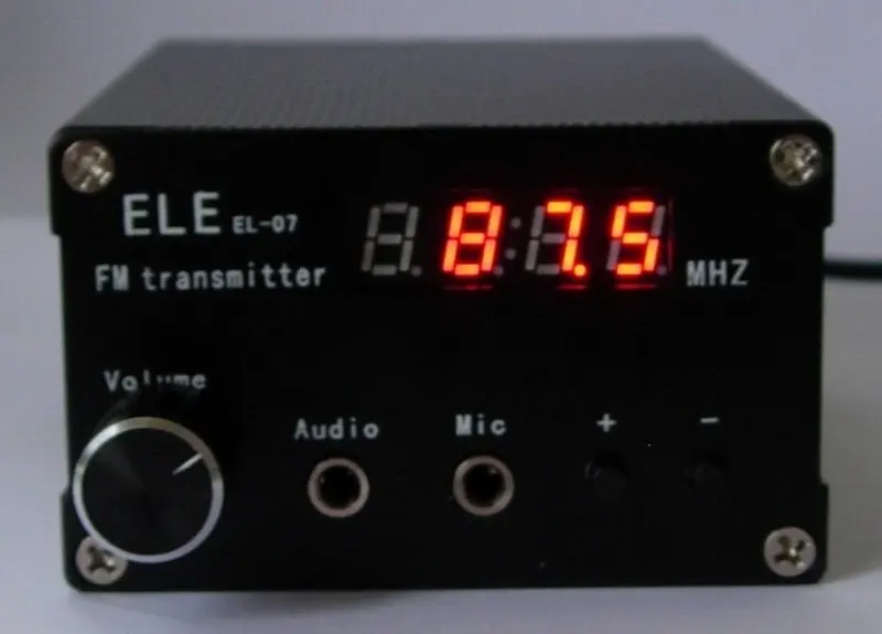0.2w 1W 3W 5W PLL Digital FM Transmitter broadcast RF POWER Adjustable