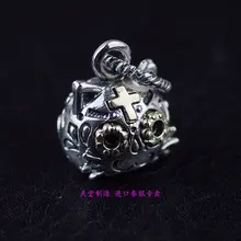 Thailand, The Girl Type Silver Copper Mix Cat Pendant