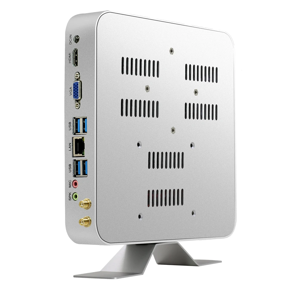 X26UL Mini PC i7 7500U i5 7200U i3 7100U Windows 10 Linux 4 K UHD игр PC HDMI HTPC VGA 300 M Wi-Fi Gigabit Ethernet 6xusb