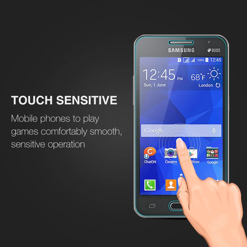 For Samsung Galaxy Core 2 Anti Scratch Tempered Glass Protective Film Screen Protector On Core2 G355h sm-g355h Sm-G355HN (5) - 