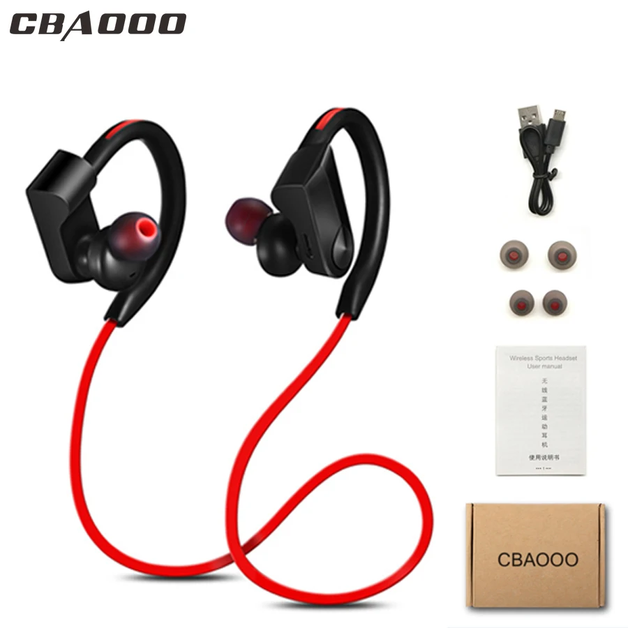 Беспроводные наушники CBAOOO K98, Bluetooth наушники, спортивные стерео басы, Bluetooth гарнитура с микрофоном для телефона xiaomi