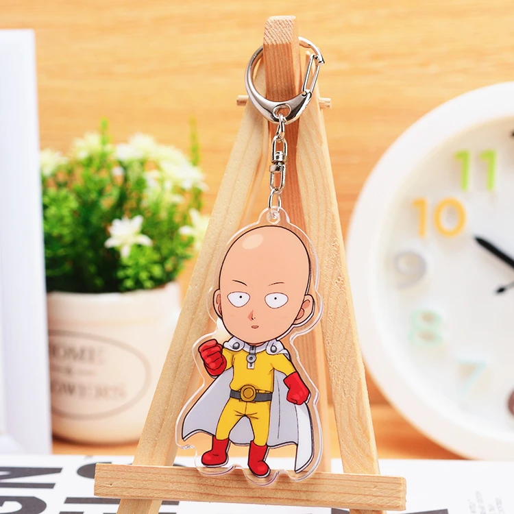 

Japan Anime Saitama Sensei Teacher Yu Yu Cosplay Acrylic Keychain Charm Keyring Phone Pendant Decor Brithday Party Xmas Gifts