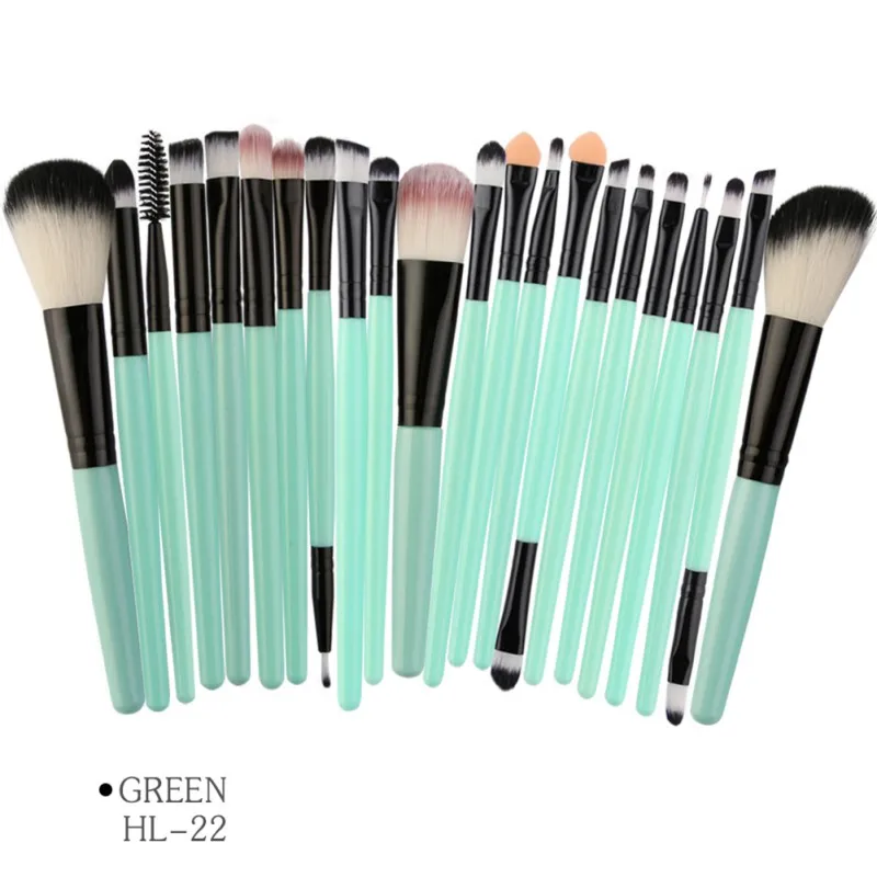 

Professional 22Pcs Makeup Brushes Set Foundation Powder Shadow Eyeliner Eyes Lip Make Up Brush Cosmetic Beauty Tool Kit