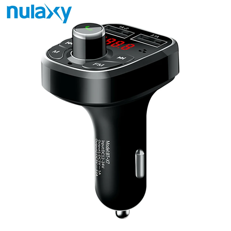 Nulaxy font b Car b font FM Transmitter Bluetooth font b Car b font MP3 Player