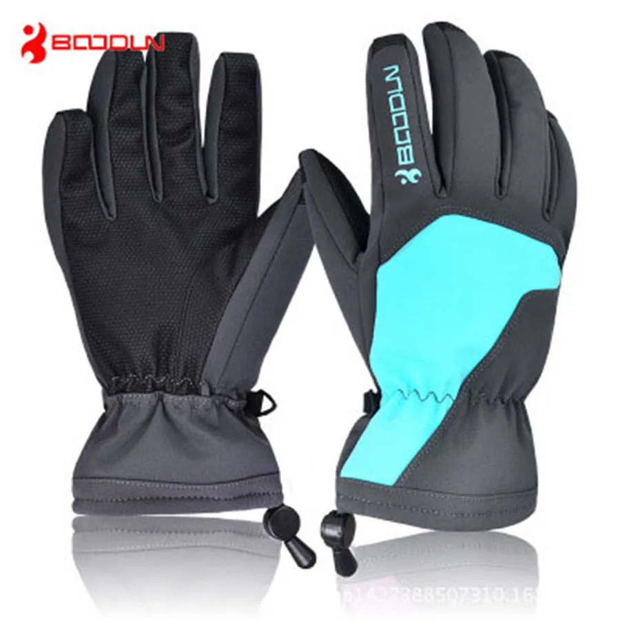 Women Men's Cycling Skiing Gloves Winter Thermal Fleece Windproof