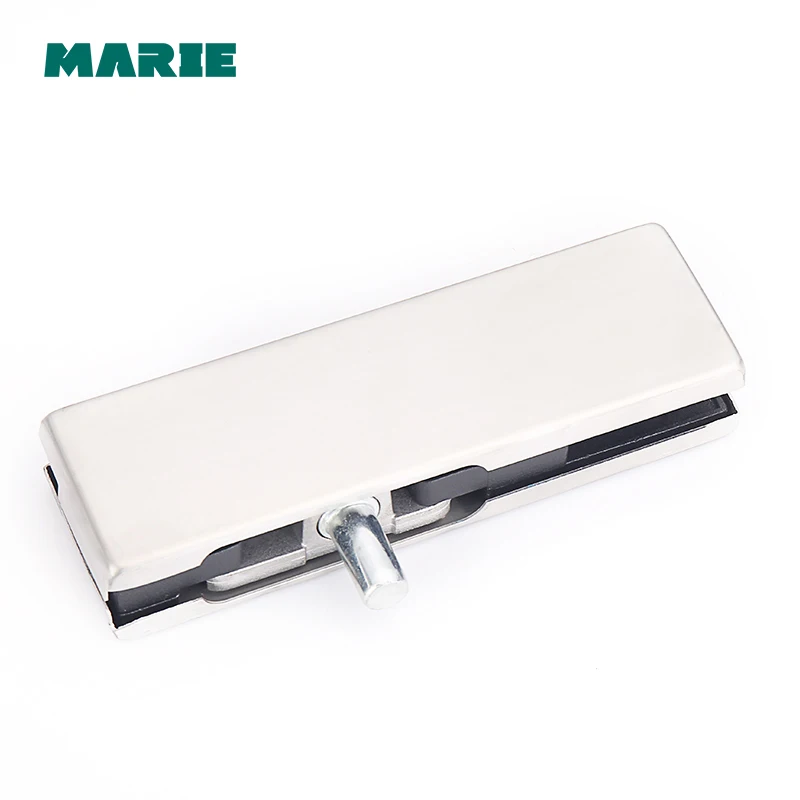 201 stainless steel frameless glass door lock door Clamp Patch Fitting Glass Door Connection