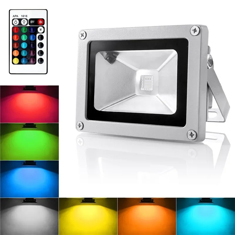 RGB LED Flood Light 20W LED Exterior Spotlight IP65 LED