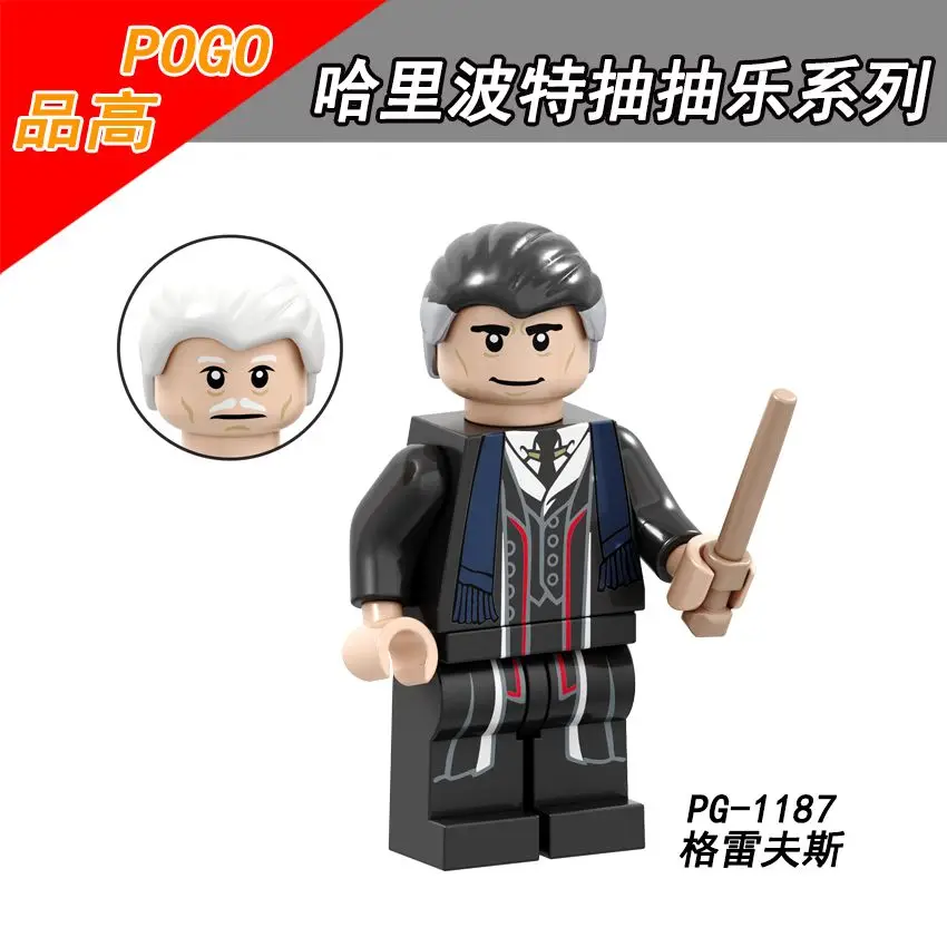 Одиночная PG8173 Queenie Goldstein POGO Гарри Поттер Alastor Moody Mad eyes Lord Voldemort Credence Barebone Draco Malf TOYS - Цвет: PG1187