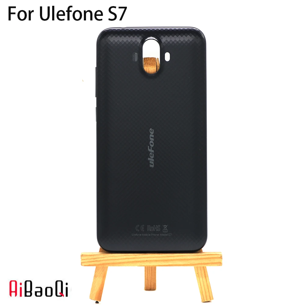 Aibaoqi чехол-накладка Ulefone S7 Батарея чехол Защитный Батарея чехол на заднюю панель для 5,0 дюйма Ulefone S7 Pro Чехол для телефона+ 3 М клей