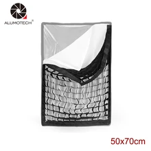 ALUMOTECH 19," X 27,6" 50x70 см медовая расческа сетка для Retangle софтбокс аксессуары для студии