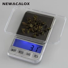 NEWACALOX 300g x 0.01g Precision Digital Weight Scale for Gold Bijoux Sterling Silver Jewelry Scale 0.01 Pocket Electronic Scale