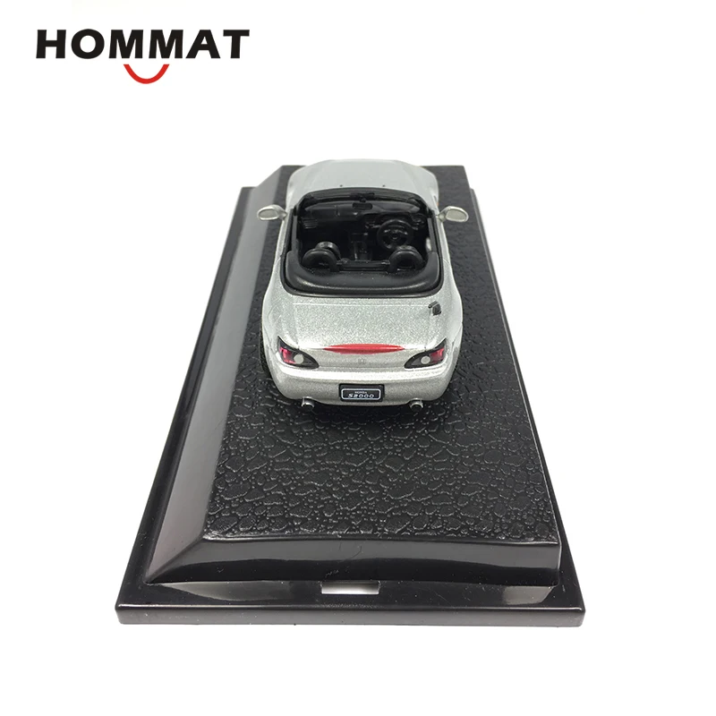 HOMMAT Simulation 1/43 Honda S2000 конвертируемая спортивная модель автомобиля литая модель игрушечного автомобиля Коллекционная модель автомобиля игрушки для детей