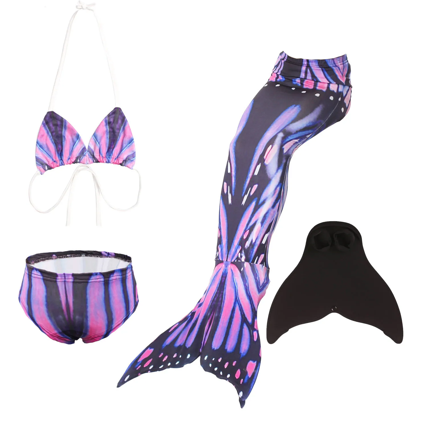 

Girls Swimming Mermaid Tails with/no Monofin Fin Carnivel Costume for Children Ariel Mermaid Tail Cosplay Kids Swimwear Swimsuit