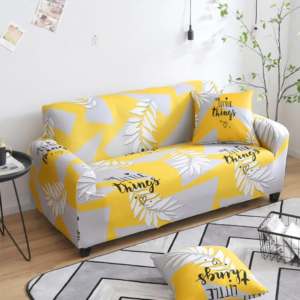 Best Printed Sofa Cover All inclusive Stretch Elastic Couch Dust Cover Sofa Slipcovers Sofa Covers For Living Room