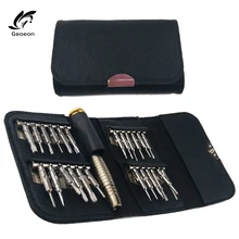 Geoeon 25 в 1 отвертка набор сверл мобильный телефон ремонт ноутбуков обслуживания Мультитул инструмент Отвертка для телефона D11