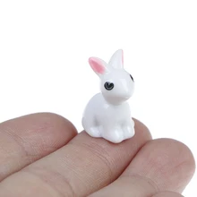 10 шт. Миниатюрный Кукольный дом бонсай Ремесло Сад Пейзаж DIY кролики Декор