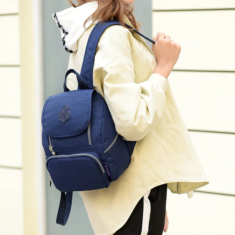 Large Capacity Backpack Women Preppy School Bags For Teenagers Female Nylon Travel Bags Girls Backpack Mochilas