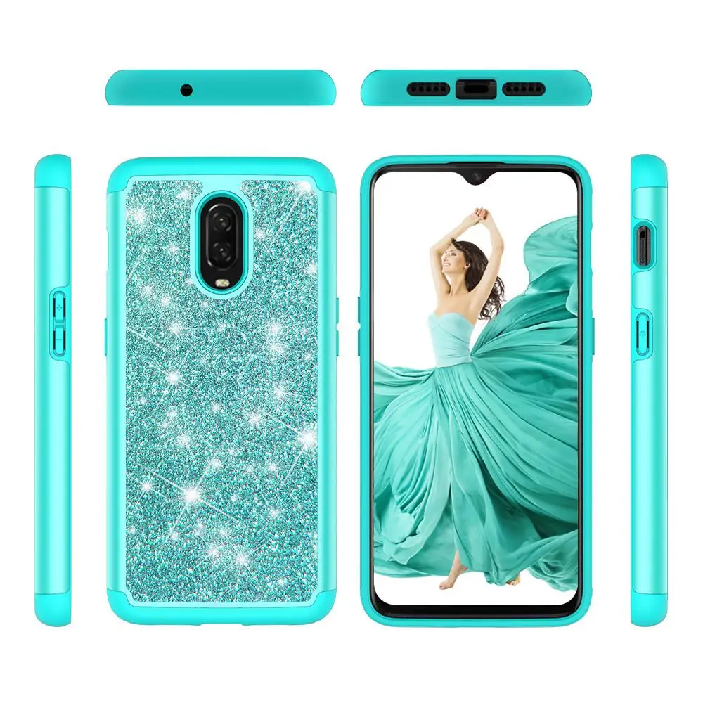 30 шт блеск Чехол для телефона для One Plus 6 T forMoto G7 для LG V40 ThinQ V40 для Google Pixel 3 X Жесткий PC задняя крышка ТПУ чехол Coque - Цвет: 3