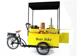 Высокое качество Электрический/педаль Лимон желтое пиво грузовик закуски фаст-фуд велосипед Автомат для подачи кофе