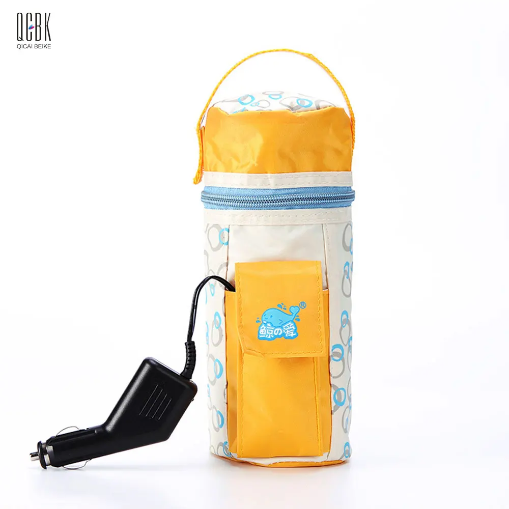 Portable Electric Car Baby Bottle Warmer Food Milk Travel Cup Heater DC 12V Universal in Car