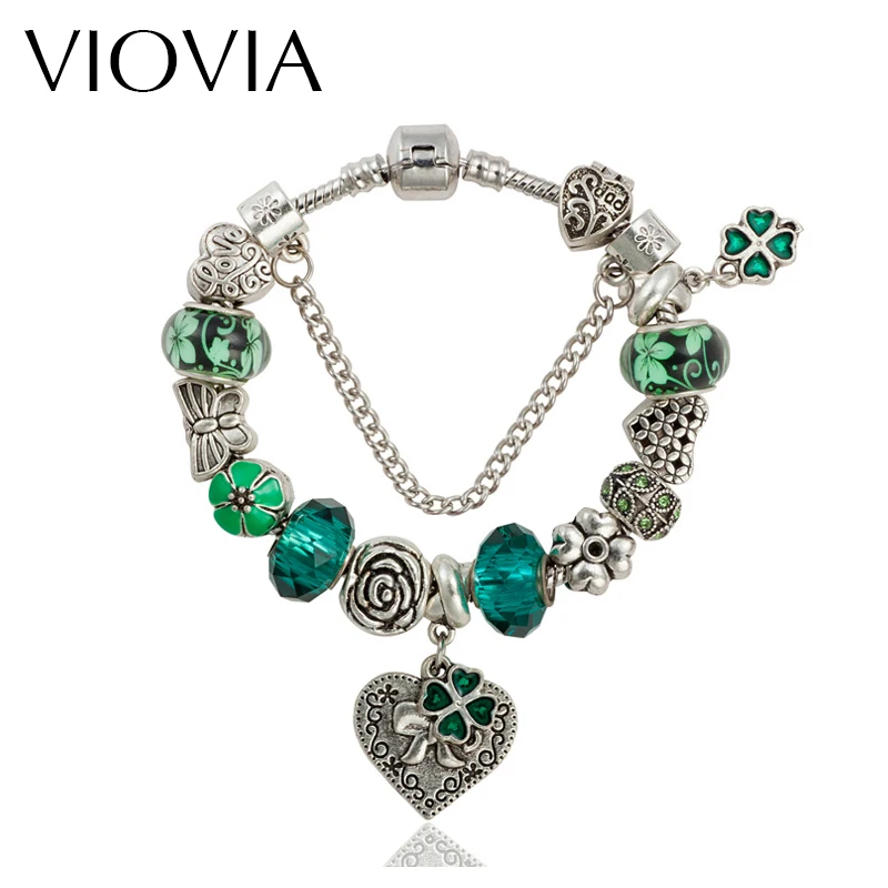 Viovia New European Charms Jewelry Wholesale Fit Bracelet High Quality