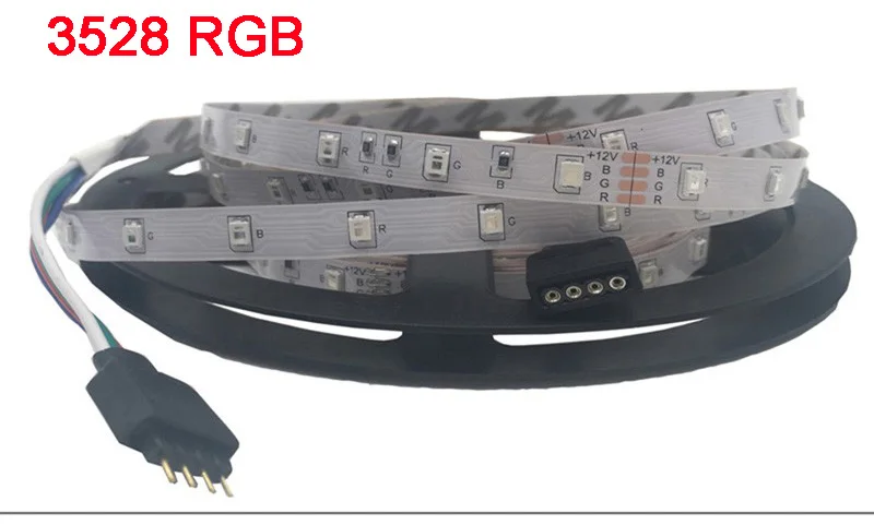 Светодиодный светильник RGB 5050 SMD 2835 гибкая лента fita светодиодный светильник RGB 5 м 10 м 15 М лента диод DC12V 60 светодиодный s 1 м+ управление+ адаптер