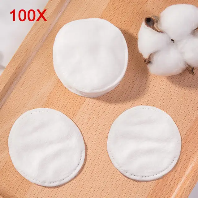 Beauty 50/100pcs Cosmetic Cotton Pads Face Cleaner Round Pad Remover