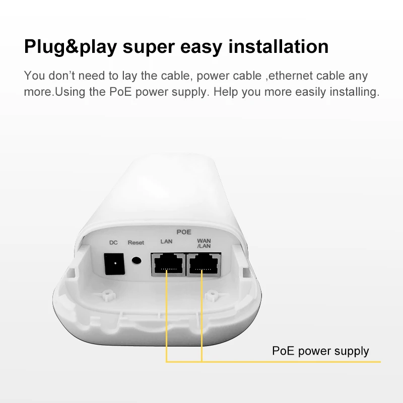 3 км точка доступа маршрутизатор Wifi CPE беспроводной ретранслятор мост поддержка