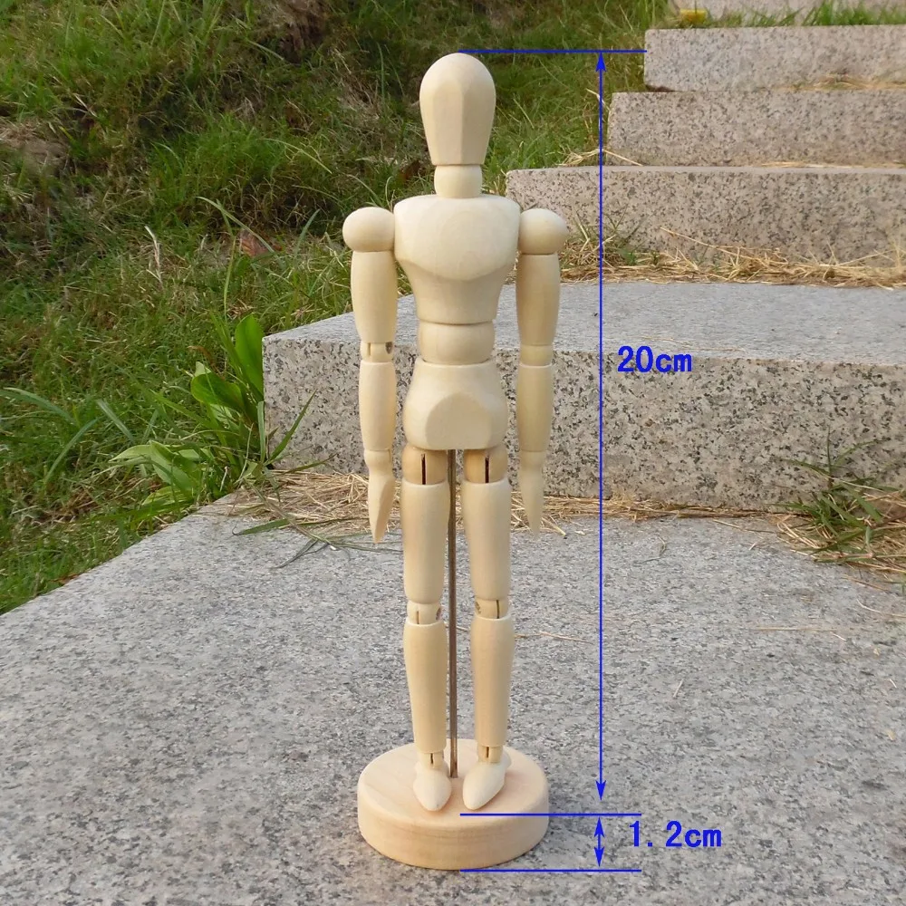 wooden art dolls